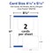 Avery Printable Matte White Corner Cards with Sure, 4.25" x 5.5" Rectangle Scalloped